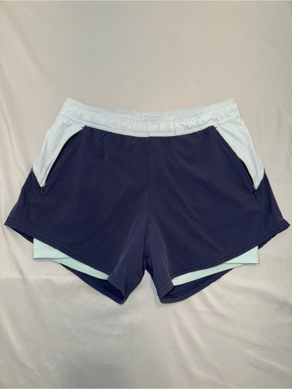 Fair Harbor Navy/Mint Athletic Shorts Size S